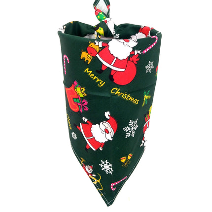 Christmas Pet Supplies Triangle Scarf Saliva Towel