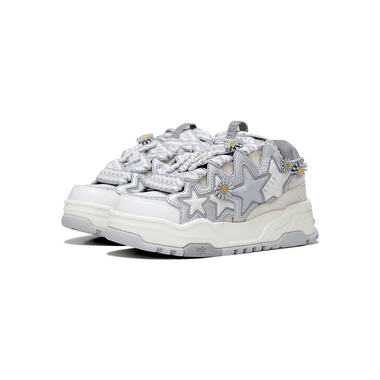 KAALIXTO--Daisy Bread Shoes-Grey - Unisex