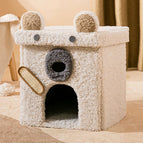 Little white bear / 35X35CM