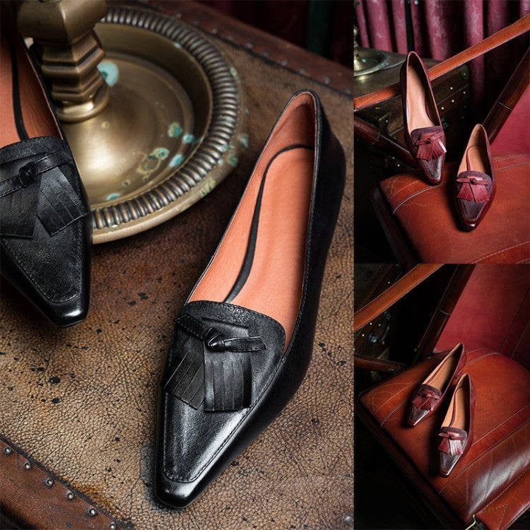 Cowhide Retro Women&