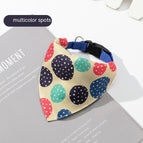 Multicolor Dot Saliva Towel / L