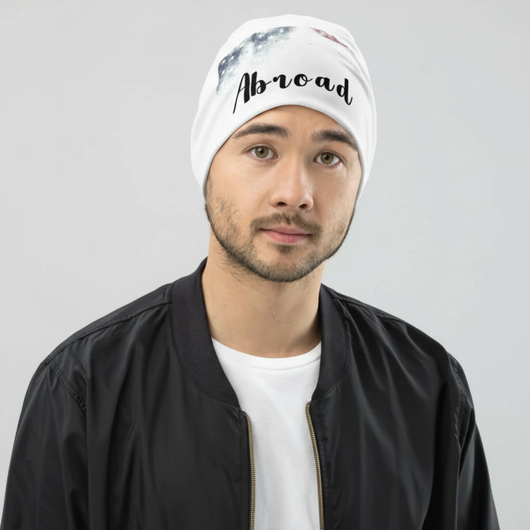 Abroad All-Over Print Beanie