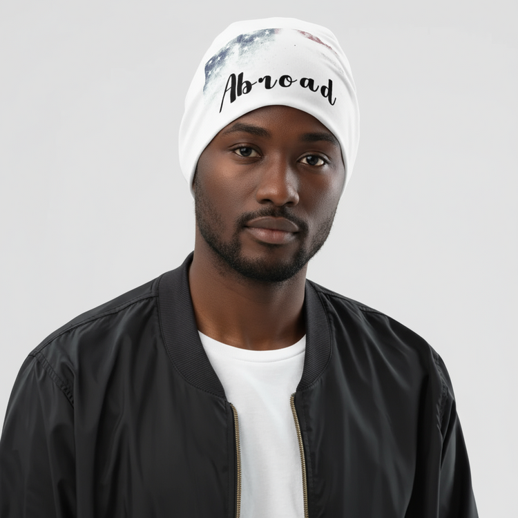 Abroad All-Over Print Beanie