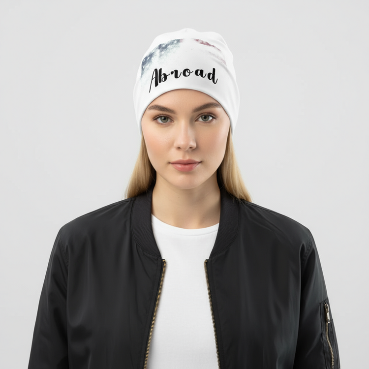 Abroad All-Over Print Beanie