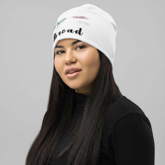 Abroad All-Over Print Beanie