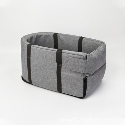 Dog Car Seat Pet Carrier Universal Armrest Box Nonslip Quilted Pet Car Carrier Bags For Small Dogs Outdoor Travel Pet Supplies