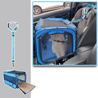 Blue / With pet safety belt / S