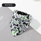Black Bone Saliva Towel / L